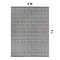 World Rug Gallery Contemporary Geometric Reversible Plastic 5' X 7' Black Outdoor Rug 6059BLACK5X7 - alternate 5